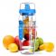 Ruly hot selling customized 32oz/1000ml fruit infuser water bottle with bpa free