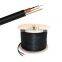 Low loss braided shield rg59 rg6 tv coaxial feeder CCTV cable