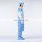Disposable Waterproof High Performance SMS Non Woven With Knit Cuff Sterilized Surgical Reinforced Gown Medical Isolation Gown