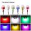 10Pcs Car Motorcycle Eagle Eye Number License Plate Lights 12V LED COB Auto Tail Front Screw Bolt Bulbs Lamps Light Source