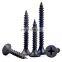 Flat phillips bulge Head Phosphating Metric black drywall screw with lowest price