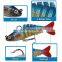 Amazon 8-section multi jointed 9cm 17.5g soft plastic jointed fishing lure for freshwater saltwater fishing