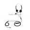 good quality plastic cheap call center telephone headset rj11