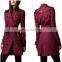 Wholesale 2020 new fashion British double-breasted weight loss woman waist slimming large polyester winter women's coat