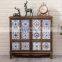 Vintage antique solid wood drawer storage cabinet living room wood cabinet