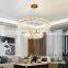 Post Modern Design LED Pendant Lighting Living Room Crystal Garland Pendant Lamp