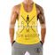 Wholesale Custom Print Logo Sports 100% Cotton Mens Gym Vest Tank Top