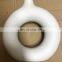 Modern Decorative Handmade Art Porcelain White Round Ceramic Irregular Flower Vase Nordic