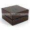 wholesale luxury customized printing logo diy wood and metal walnut cigar ashtray