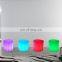 16 colors light up modern sofa corner hard plastic led sofa set LED night club sofa