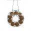 Wreath Design Garden Metal  Hanging Bird Feeder