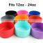 Vacuum Flasks Slip-Proof Silicone Sleeves For 64 Oz Hydro Bottle Thermos Sport Coaster