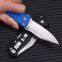Camping defense wilderness survival high hardness folding knife
