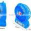 Hot Selling Gift Items Rechargeable Battery Mini Electric Hand Fan with LED Light