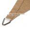 Color beige 3.6M*3.6M*3.6M 180gsm 95% Vela parasol solar