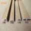 Solid wood laminated wood floor layering PVC trimming strip Flat buckle door T-shaped closing over door joint trimming strip