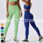 Workout Tights Custom Logo Butt Lifting Sports Legging Gym Fitness Pants High Waist Ribbed Seamless Yoga Leggings For Women