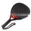 Hot Sale Custom Professional 3k 12K 18k Carbon Fiber padel tennis rackets padel rackets