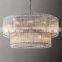Hotel lobby Villa lobby Living room Hanging Decorative  Luxury SAN MARCO TWO-TIER ROUND CHANDELIER