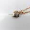 2015 most popular gold heart necklace for lover