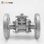 [RUOTENG]  For Actuator Type 3PC Stainless Steel Flanged Ball Valve With Platform Ball Valve Female Thread For Water Ball Valve