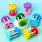 Orff Wood Percussion Instrument Suit for Kindergarten Baby Early Education Children's Musical Instrument Set Rattle Music Toy