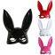 Plush Bunny Princess Masks - Long Ears for Halloween Easter Party Favors