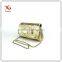 fashion travel cosmetic bag with metal chain