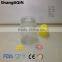160ml Hot Sale Wide Mouth Glass Baby Milk Feeding Bottle With Nipple And Cap