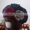 Wholesale Three Flowers Decorated Women Charm Elegant Wool Hat Beret