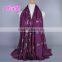 Latest Design Cotton Colorful Butterfly Emboridery Scarf Shawl