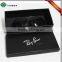 Custom textured paper matt silver luxury packaging sunglass box