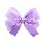 Hot-sales double layered ribbon hair Bow boutique Ribbon Bow Headbands 32 colors lightgirl Hair Bows CB-3610