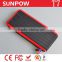 SUNPOW battery booster pack 12,000mAh super power bank portable 12V super mini booster car charger power bank