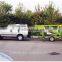 Trailer mounted pickup truck boom lift