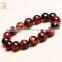 Wholesale high quality red tiger eye beads bracelet gemstone