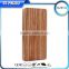 4000mah wooden power bank portable backup battery charger