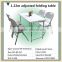 Outdoor plastic portable folding table for Garden/Patio/ /Hunting/Dining room