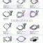 SS304/316 6" stainless steel sanitary tri clamp for ferrules