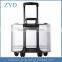  Factory Silver Molded Aluminum Laptop Rolling Briefcase ZYD-HZMlc023