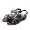 2016 Ladies fashion flat sandal shoes summer new fancy rhinestone t-strap lady flat sandals