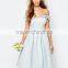 OEM Manufacture Offer Shoulder Woman Dress With Multi Ruffle