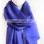 Solid twill face wool scarf, wholesale scarf