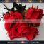 silk flower heads rose artificial flower bouquet