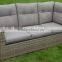 New model good design outdoor garden rattan sofa with cylinder adjuster wicker corner sofa set rattan corner sofa set