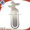 promtion cheap round black dictionary blank metal bookmarks with laser engraving