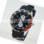 lastest silicone watch band quartz waterproof watch for men
