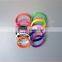 Custom promotional silicon bracelet elastic rubber band bracelet                        
                                                Quality Choice