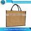 2015 Eco-friendly shopping bamboo handles jute shopping bag