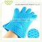 heat resistant softtextile silicon kitchen bbq Gloves With 5 Fingers                        
                                                Quality Choice